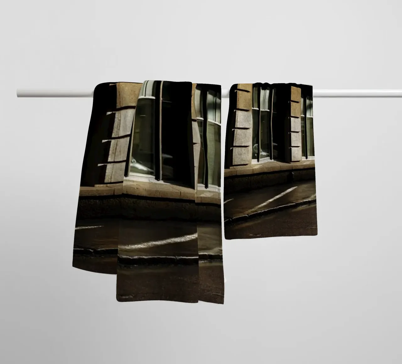 Helsinki architectural details towel by Simon Koy