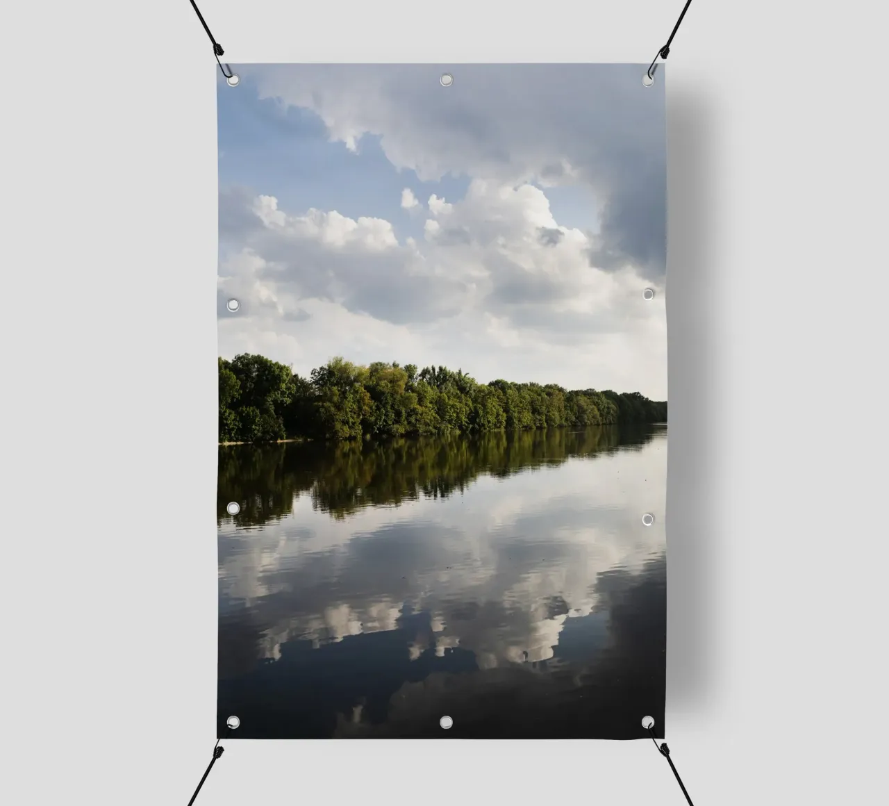 Riflessione sull'Isar telo in pvc da Simon Koy