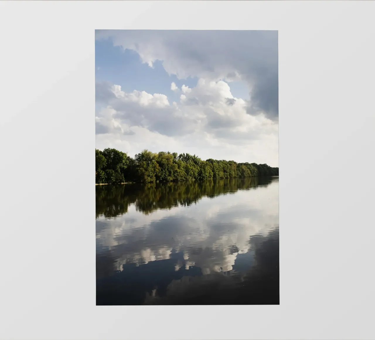 Riflessione sull'Isar telo in pvc da Simon Koy