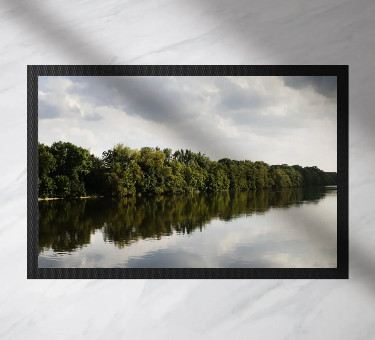 Riflessione sull'Isar zerbino da fotokunst