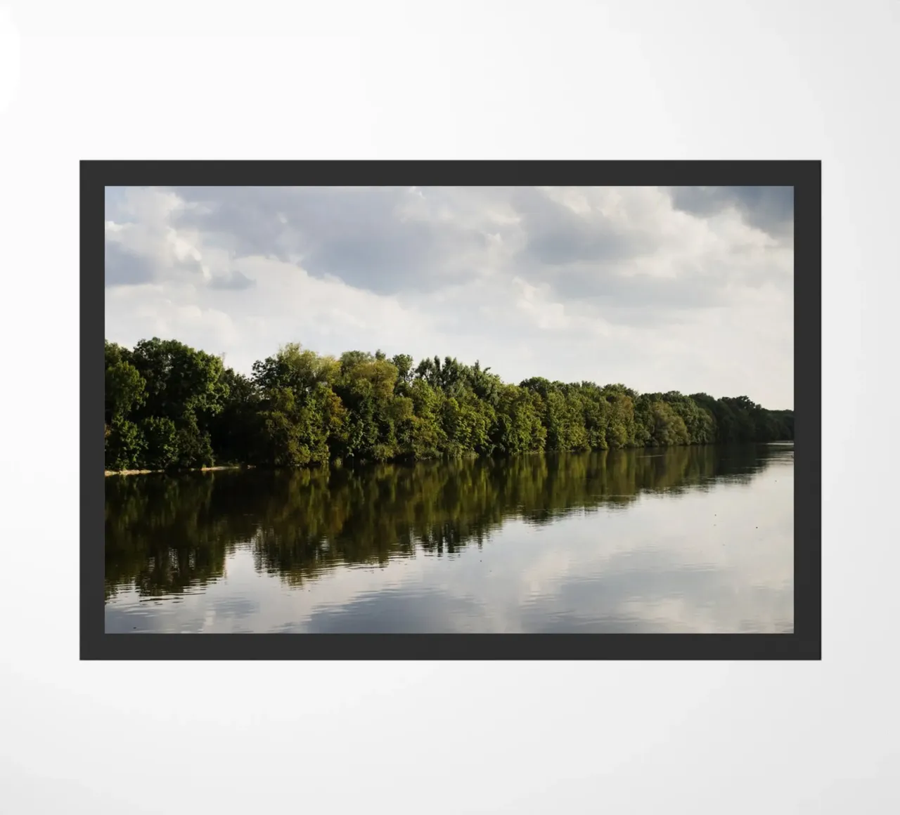 Riflessione sull'Isar zerbino da fotokunst