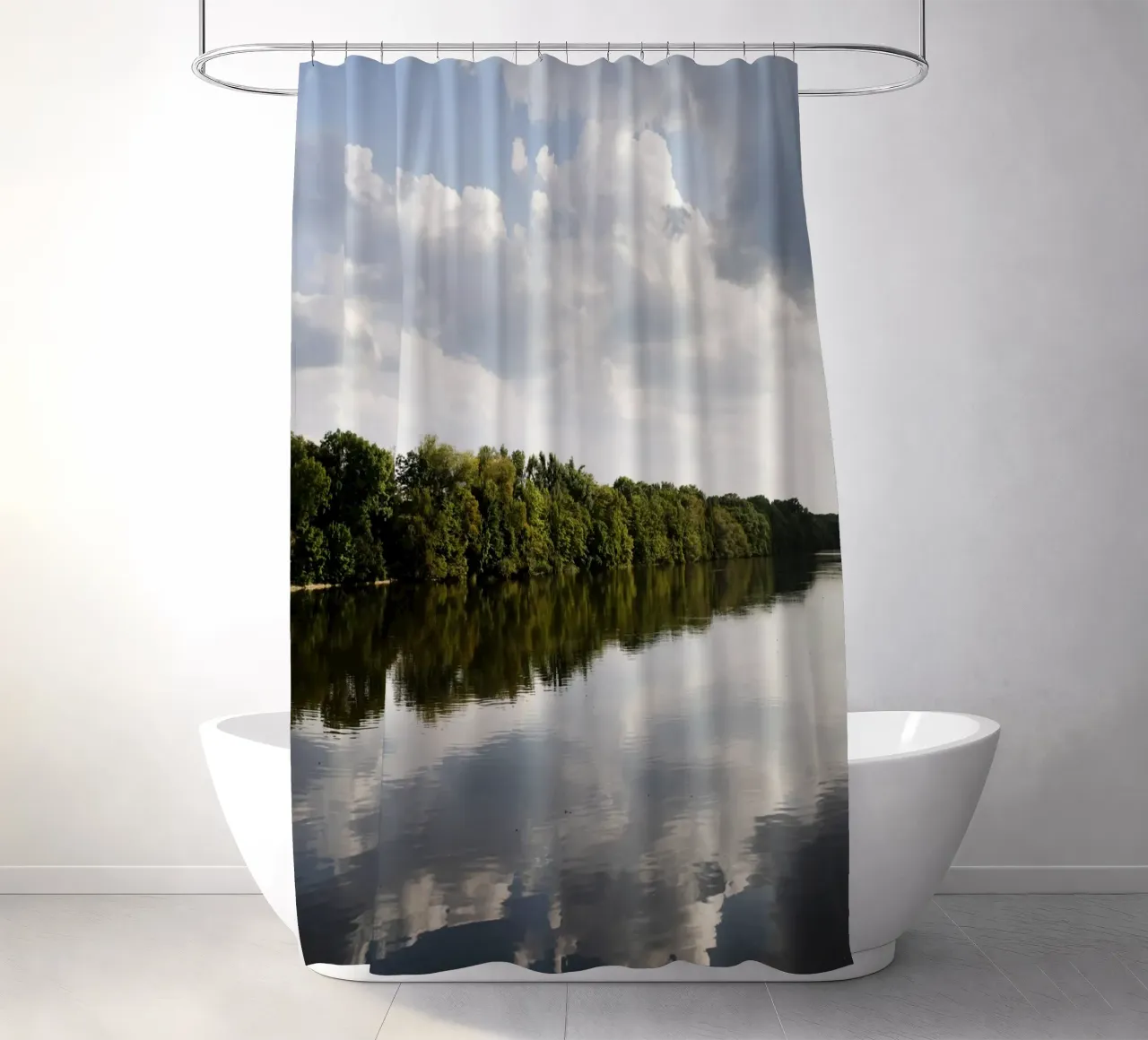 Riflessione sull'Isar tenda da doccia da Simon Koy