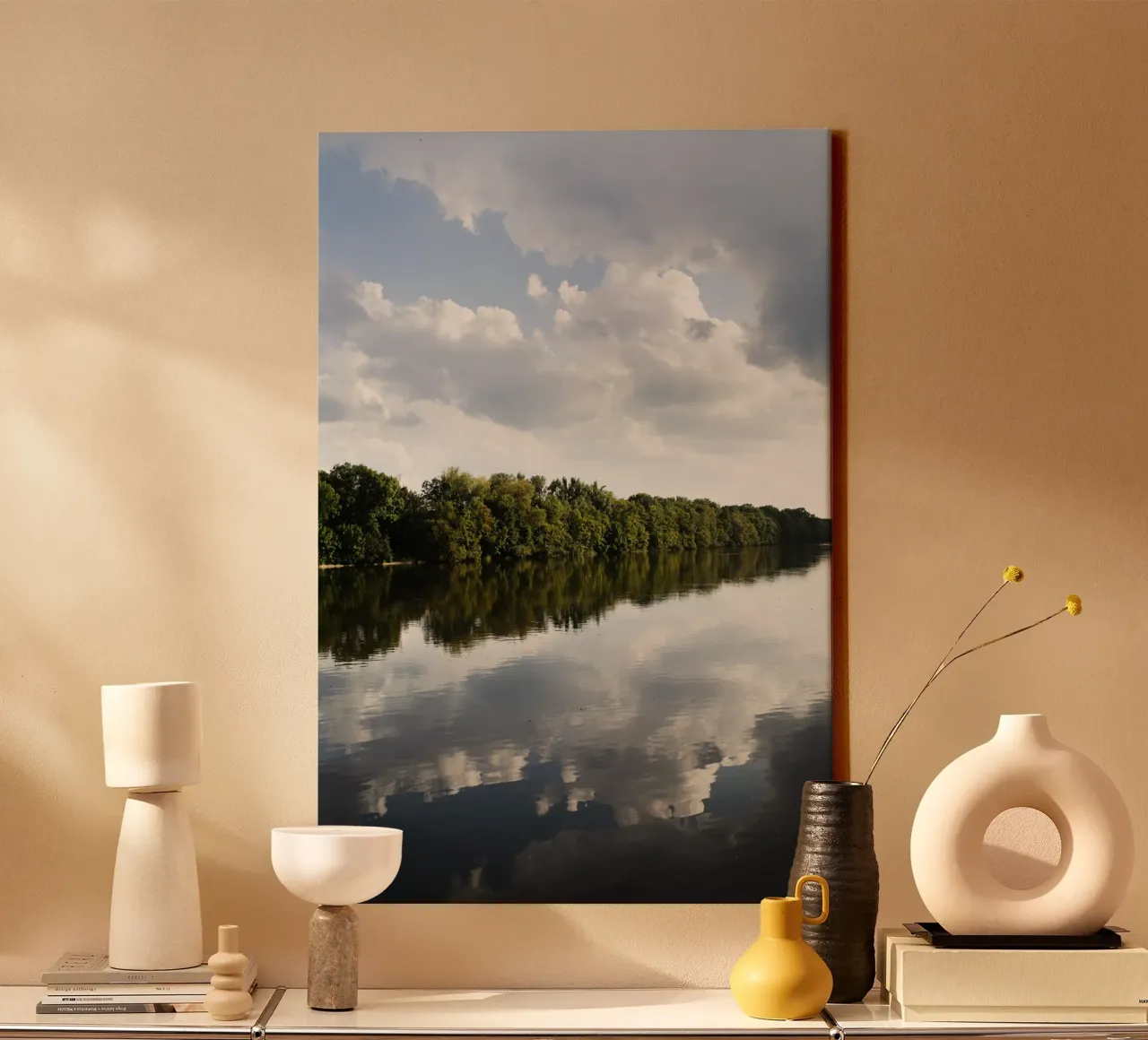 Reflection on the Isar canvas by Simon Koy