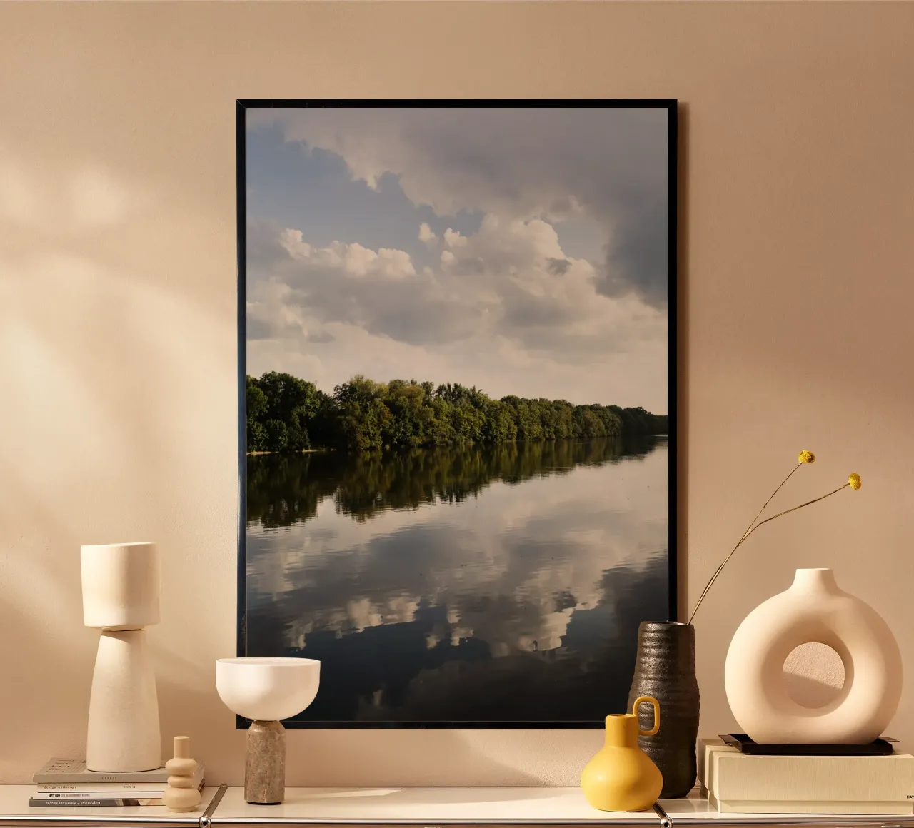 Riflessione sull'Isar carta hahnemühle da Simon Koy