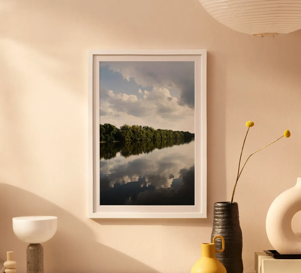 Riflessione sull'Isar carta hahnemühle da Simon Koy