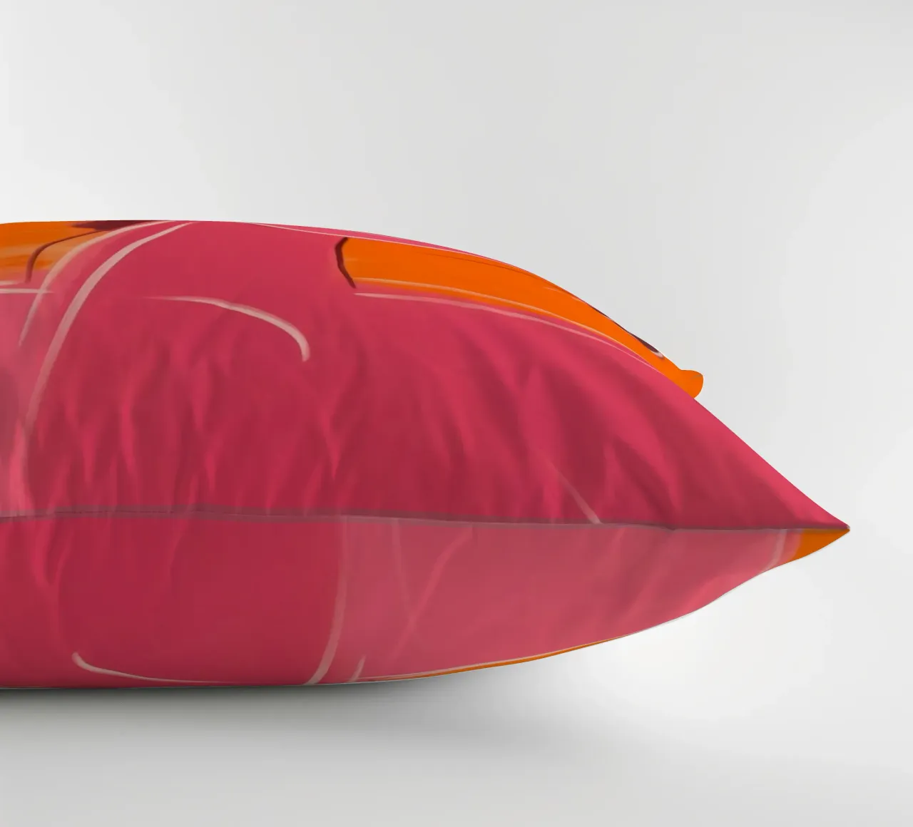 Donna benessere | Serenity in rosso-arancio cuscino da Autofocus