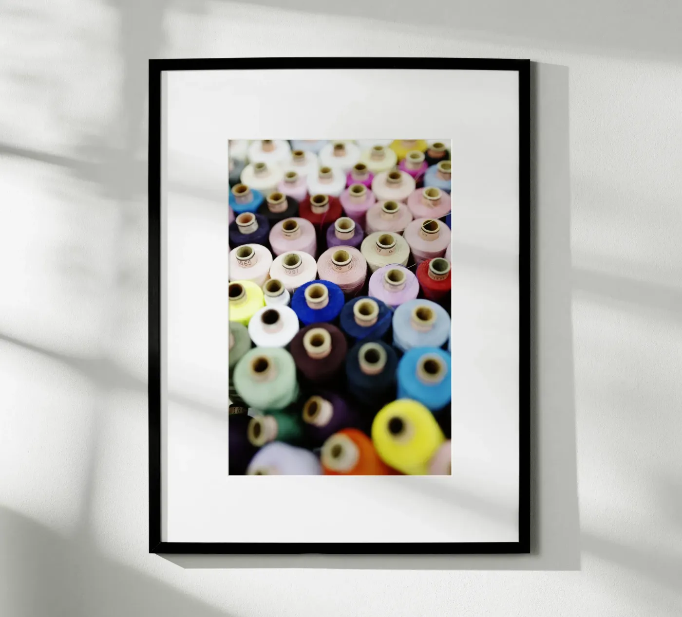 Thread details poster by fotokunst