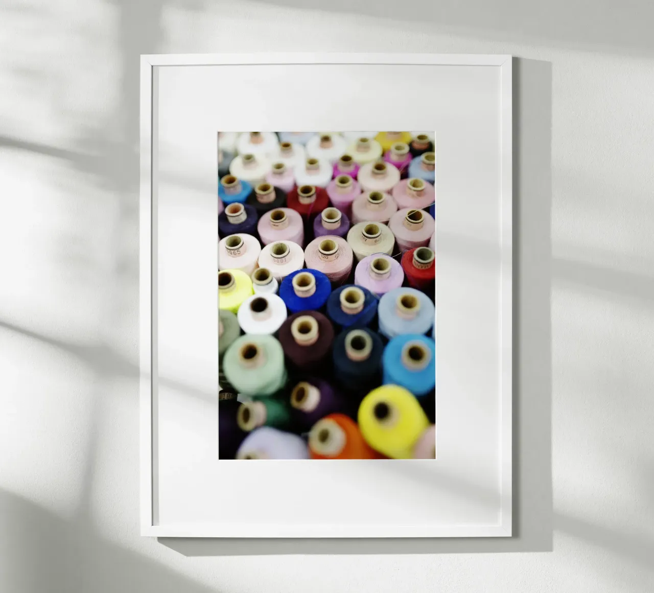 Thread details poster by fotokunst