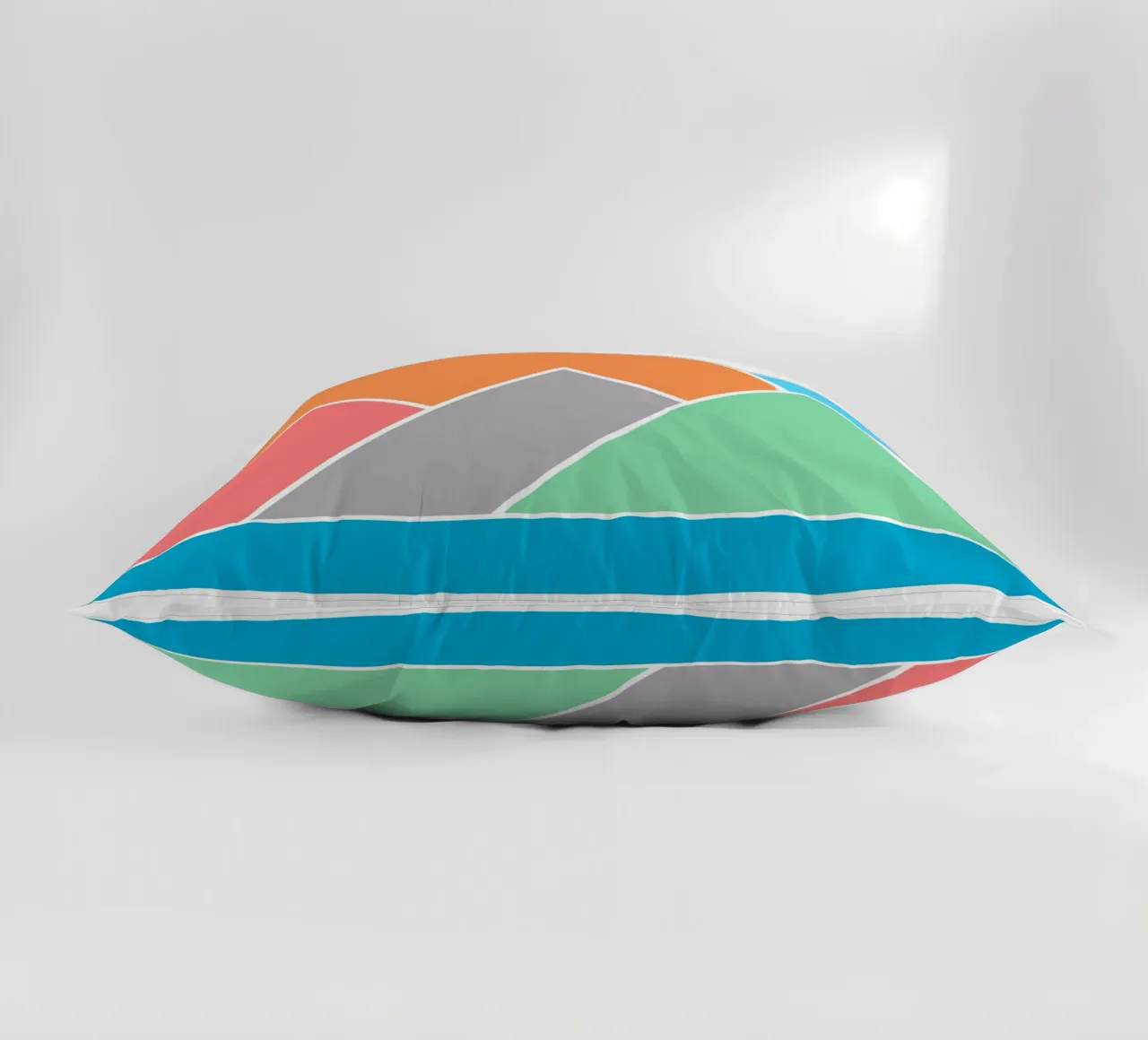 Forme geometriche minimali Paesaggio cuscino da sillyindustries