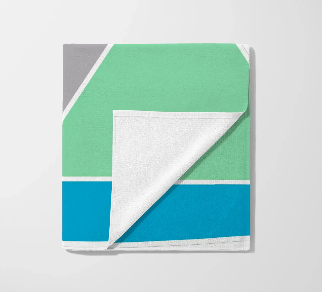 Forme geometriche minimali Paesaggio telo mare da sillyindustries