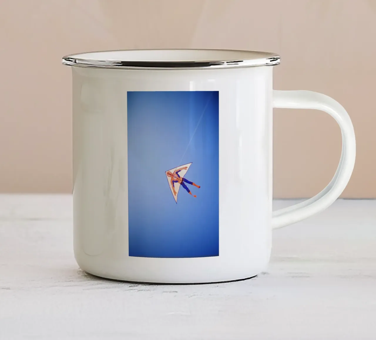 Superman Dragons USA tazza in smalto da Simon Koy