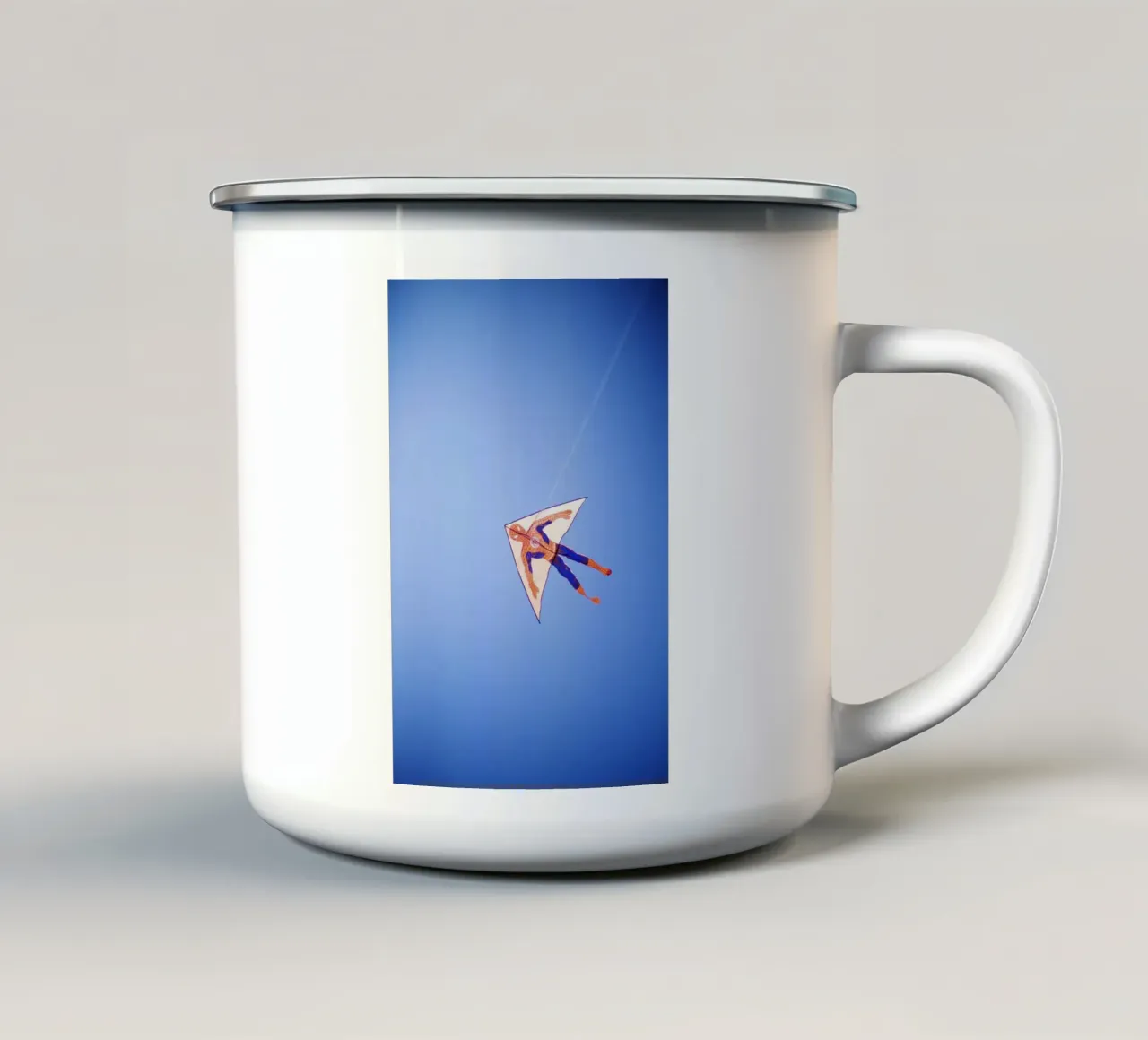 Superman Dragons USA tazza in smalto da Simon Koy