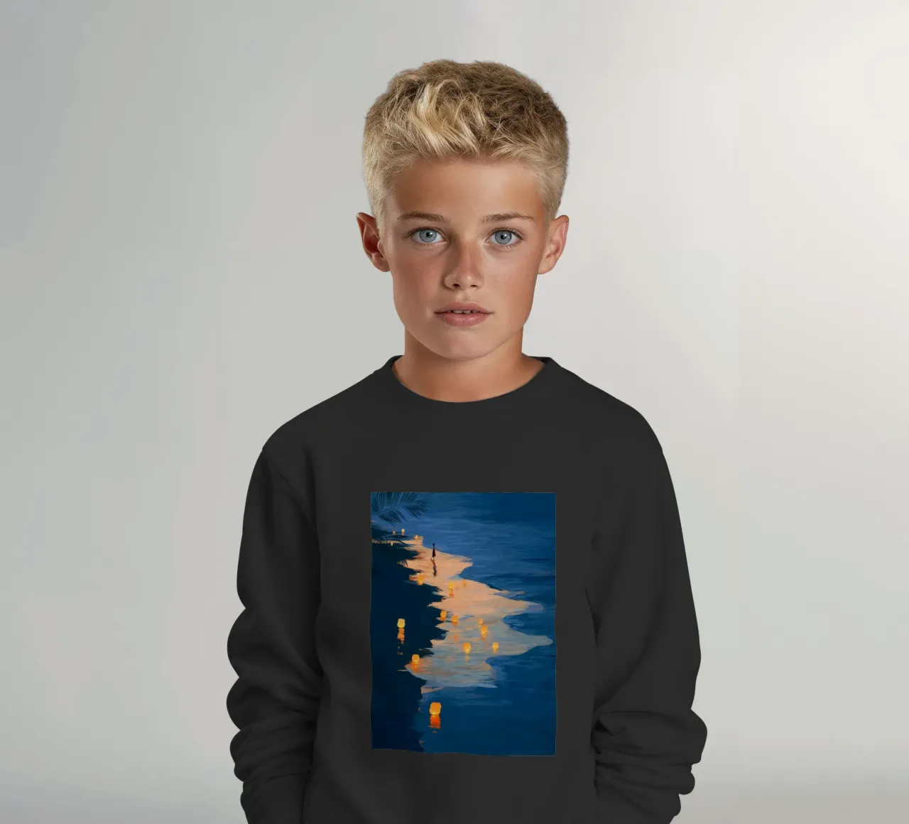 A Soft Map Home felpa bambino da Luca