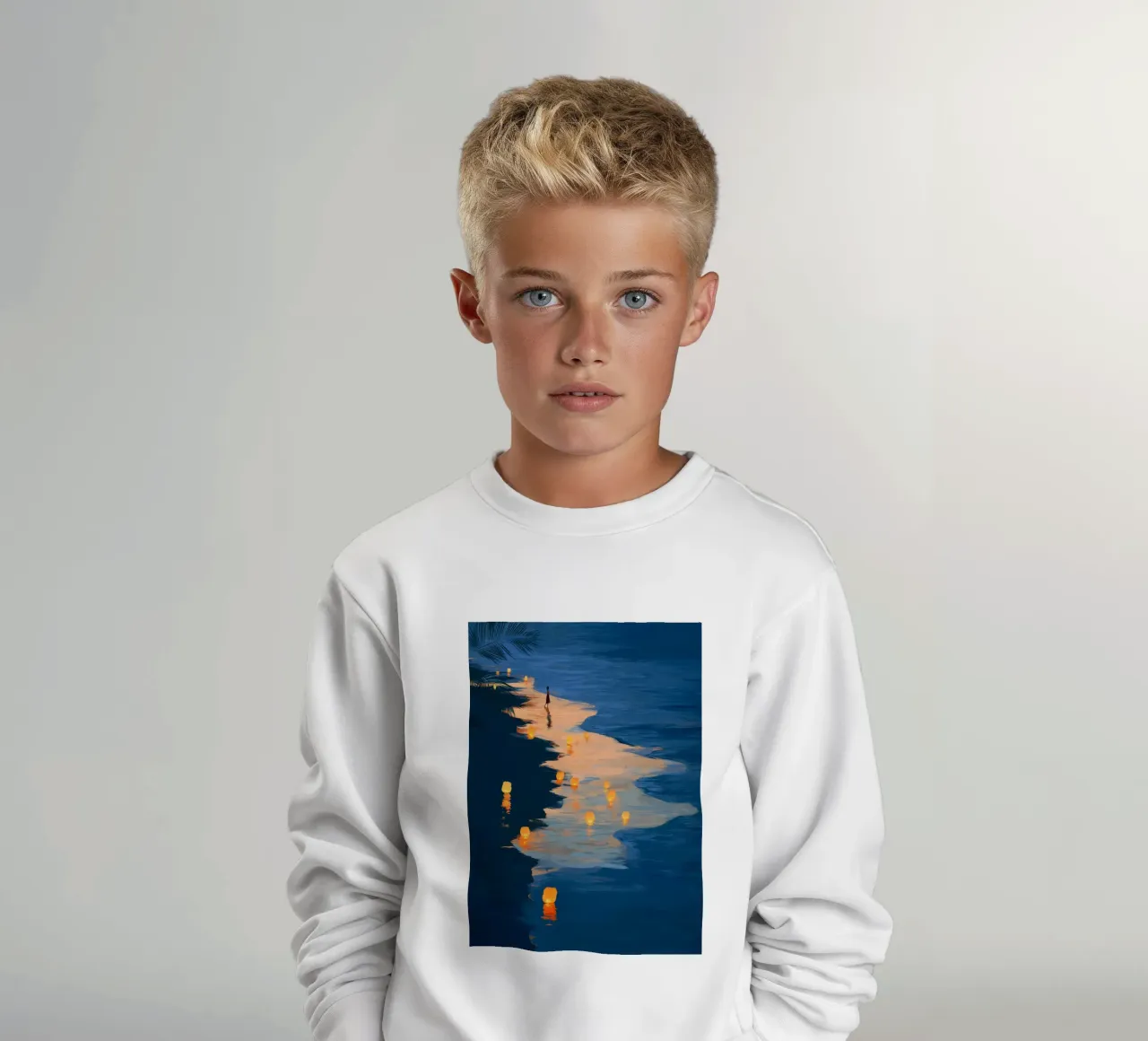 A Soft Map Home felpa bambino da Luca