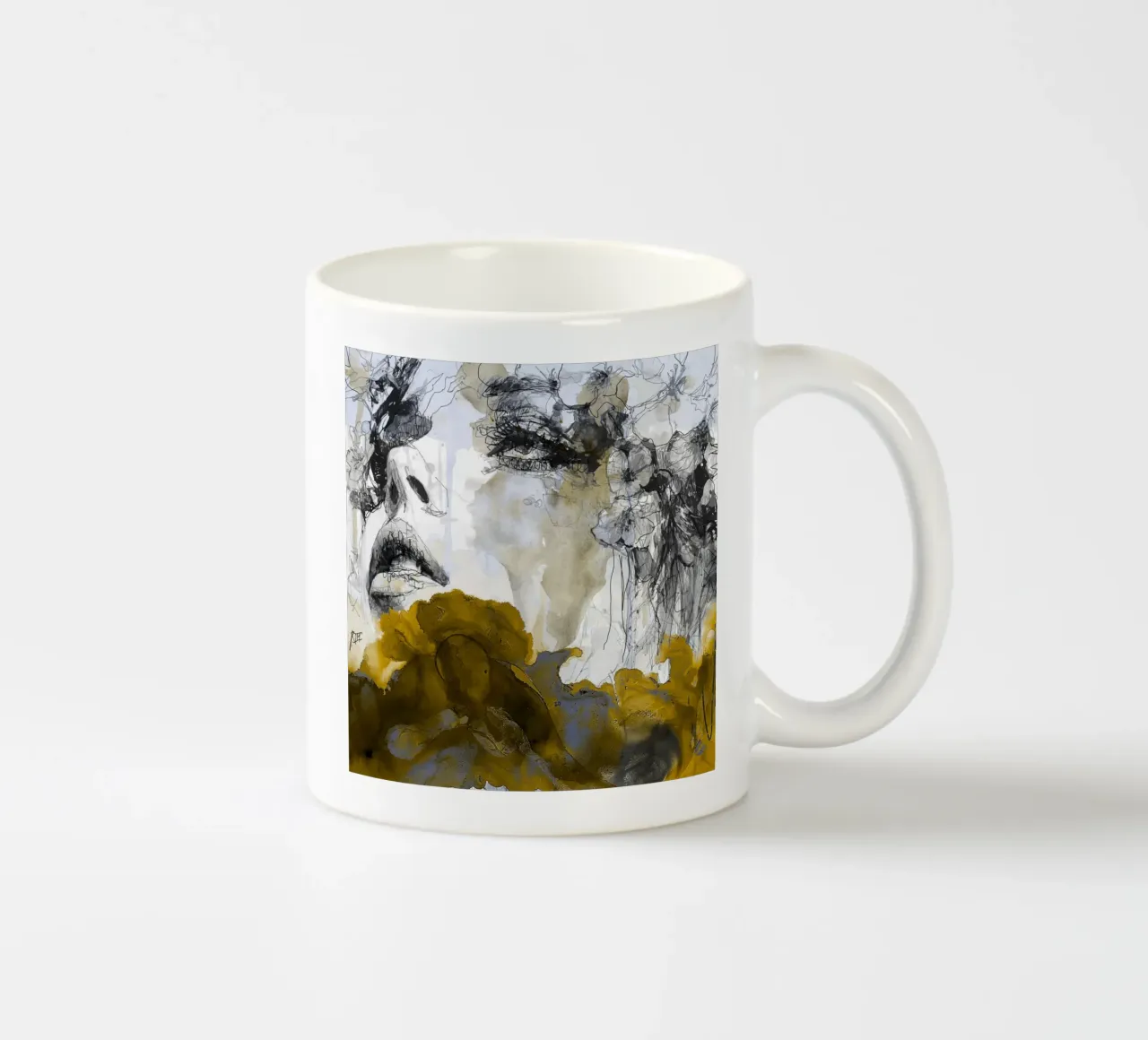 effetto bohr marrone tazza in ceramica da Giulio Iurissevich