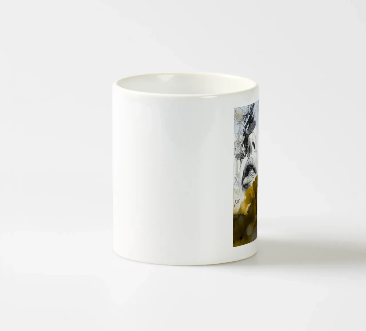 effetto bohr marrone tazza in ceramica da Giulio Iurissevich
