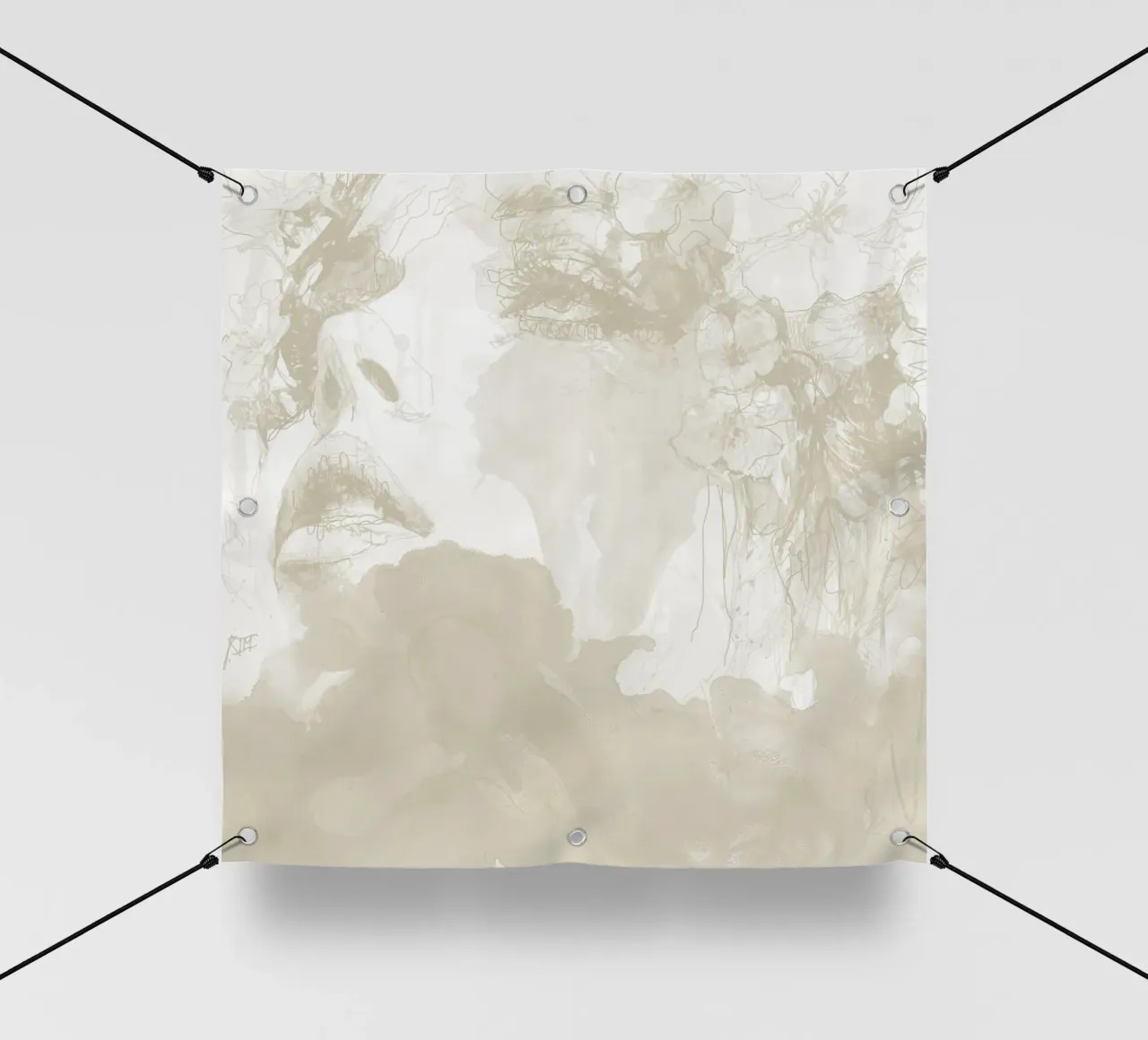 luce di bohr telo in pvc da Giulio Iurissevich
