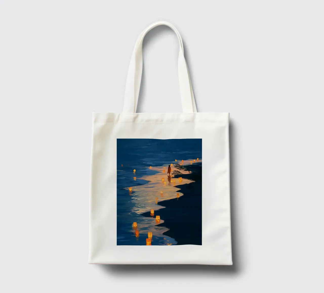 The Shore Remembered the Way borsa in juta da Luca