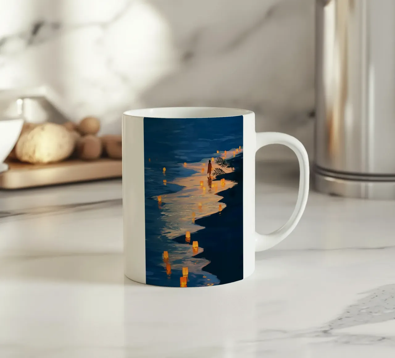 The Shore Remembered the Way tazza in ceramica da Luca