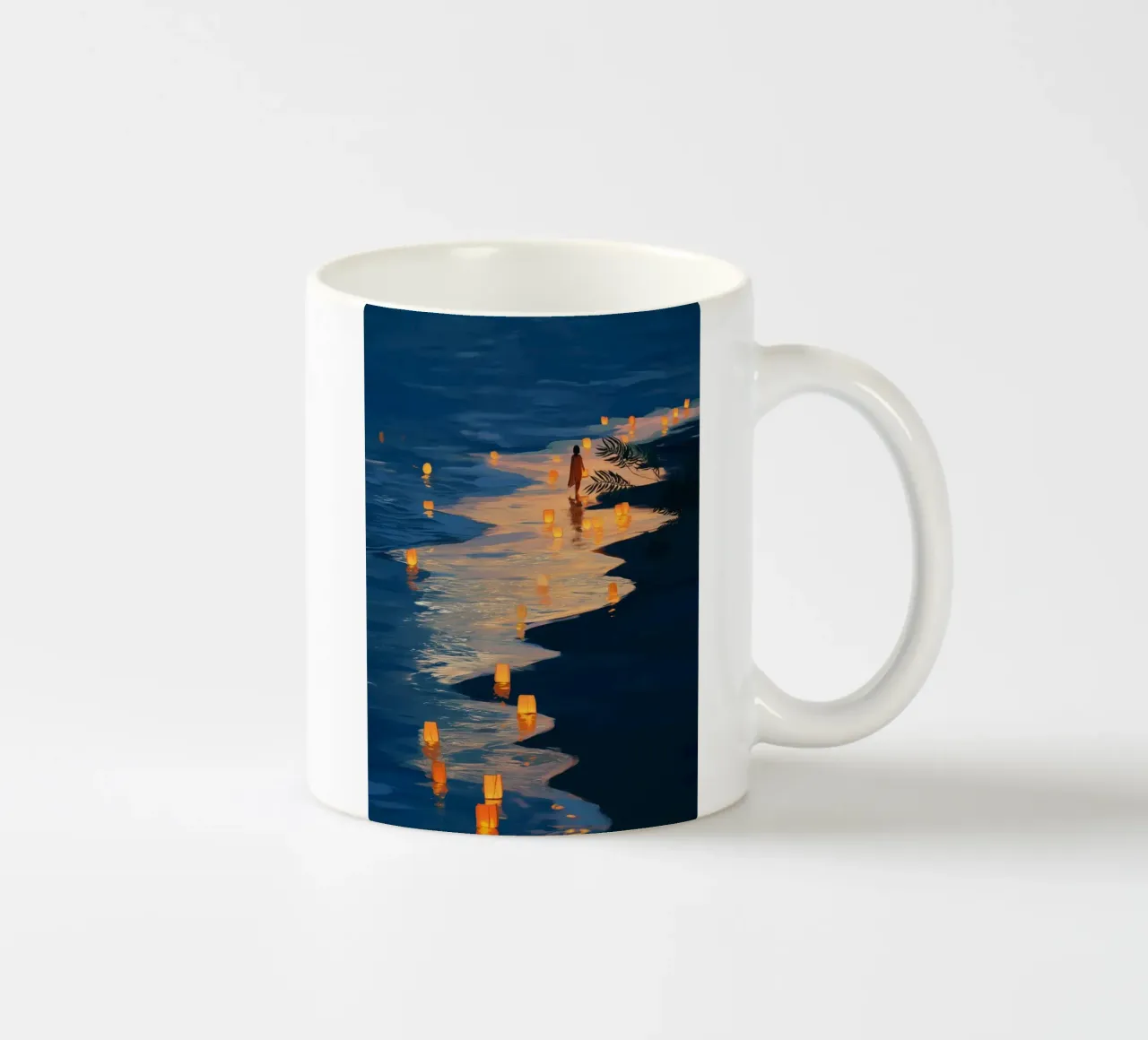 The Shore Remembered the Way tazza in ceramica da Luca