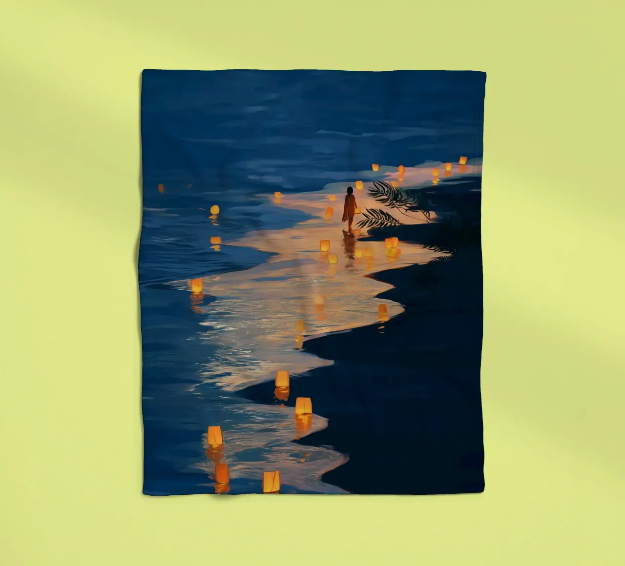 The Shore Remembered the Way coperta in pile da Luca