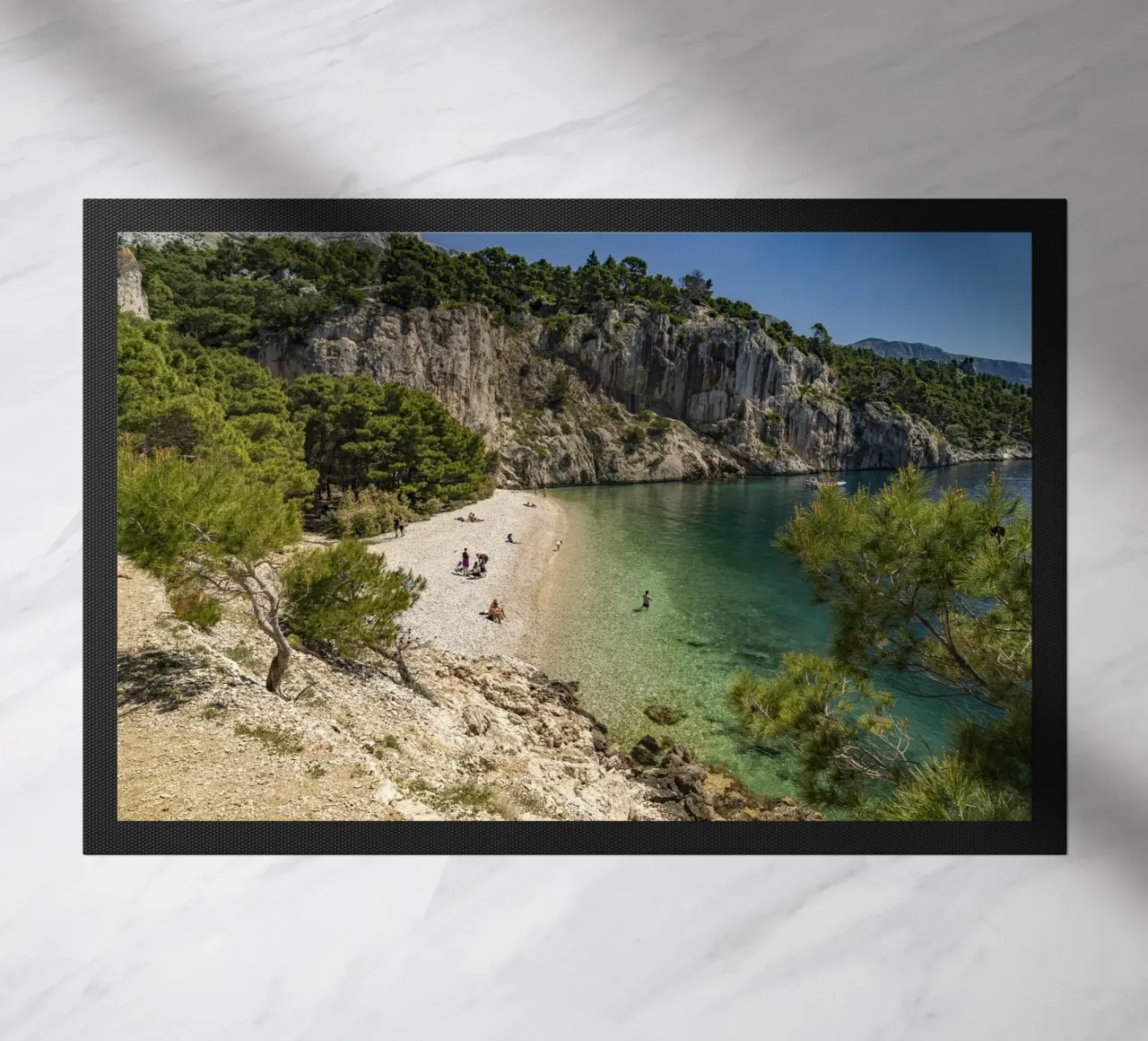 Strand Nugal bei Makarska, Kroatien zerbino da Reisefotografie - Bilder aus aller Welt