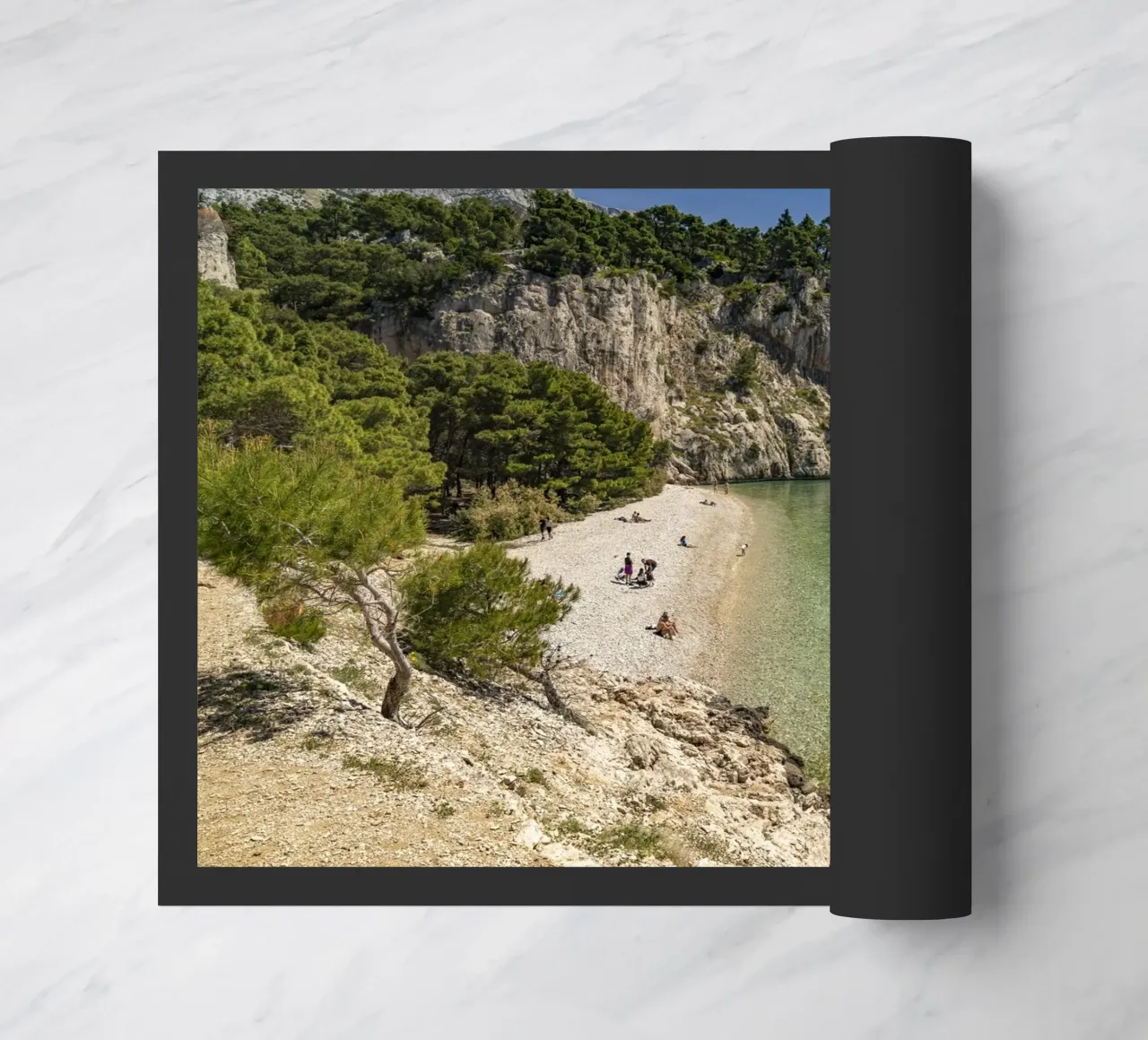 Strand Nugal bei Makarska, Kroatien zerbino da Reisefotografie - Bilder aus aller Welt