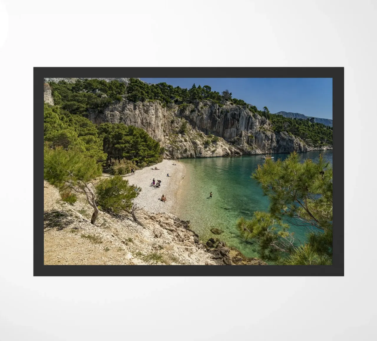 Strand Nugal bei Makarska, Kroatien zerbino da Reisefotografie - Bilder aus aller Welt