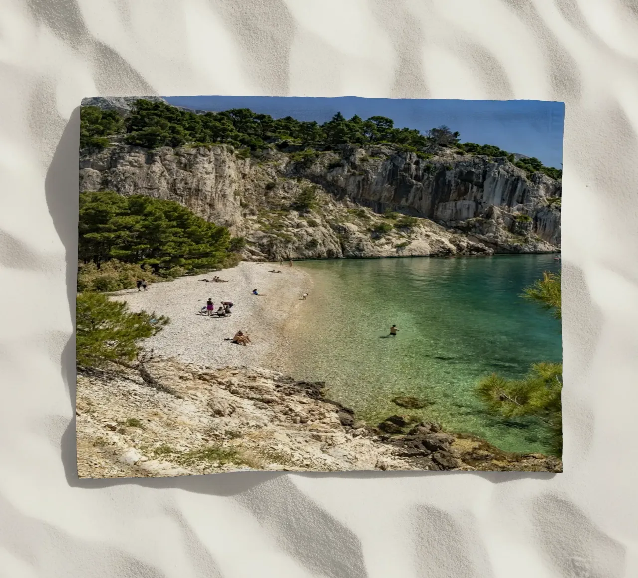 Strand Nugal bei Makarska, Kroatien telo mare da Reisefotografie - Bilder aus aller Welt