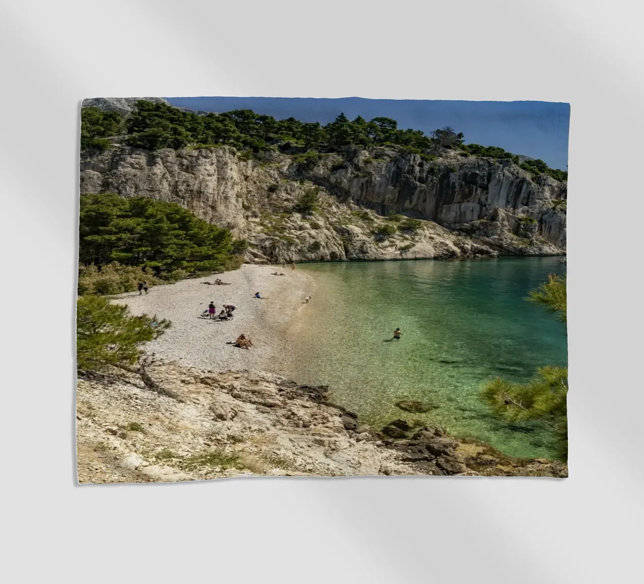 Strand Nugal bei Makarska, Kroatien telo mare da Reisefotografie - Bilder aus aller Welt