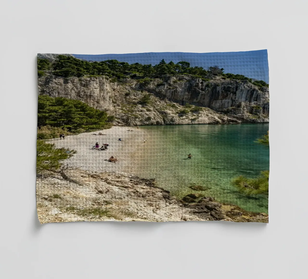Strand Nugal bei Makarska, Kroatien canovaccio da cucina da Reisefotografie - Bilder aus aller Welt