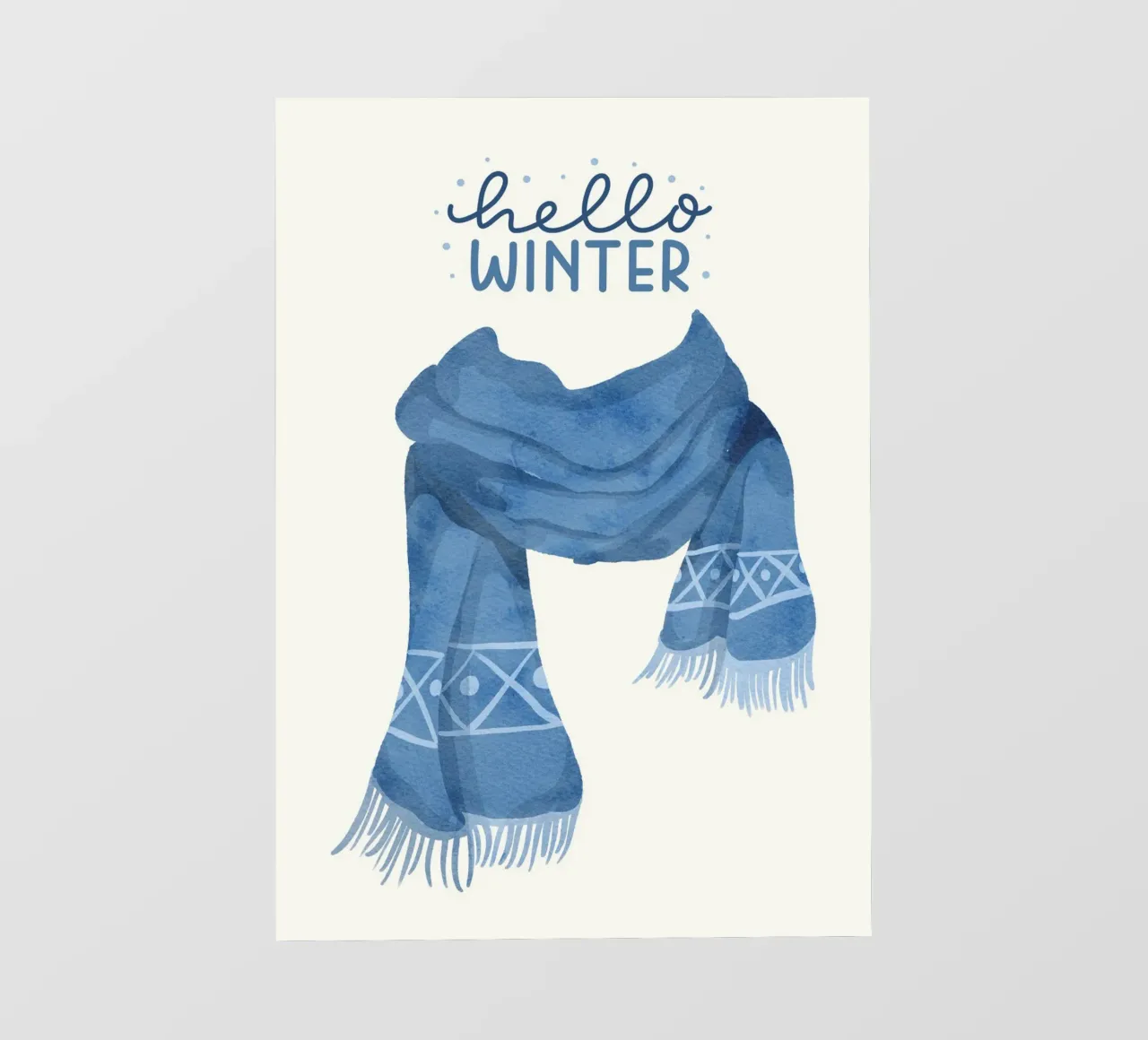 Hello Winter pellicola backlit da PinkCandyWalls