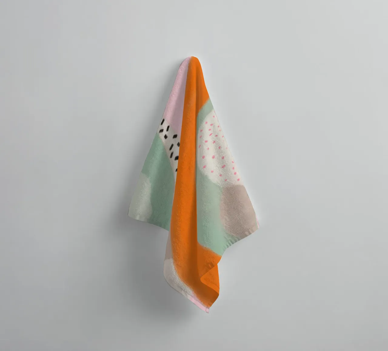 Colourful summer art towel by Carinaprint