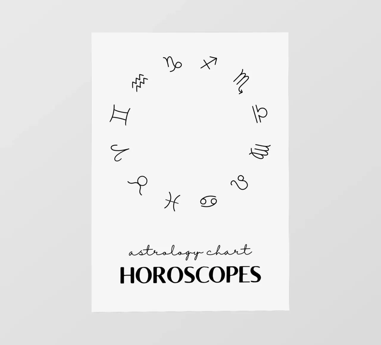 Horoscopes pellicola backlit da PinkCandyWalls