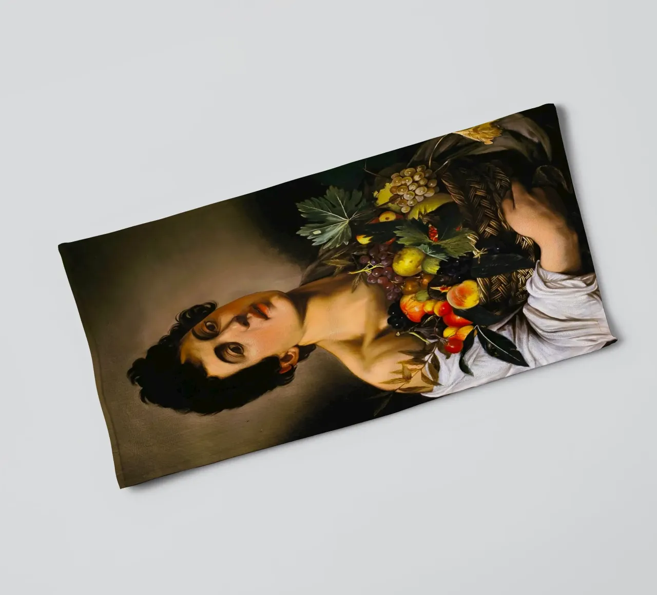 Caravaggio - Ragazzo con canestro di frutta, 1593 asciugamano da bagno da William Store