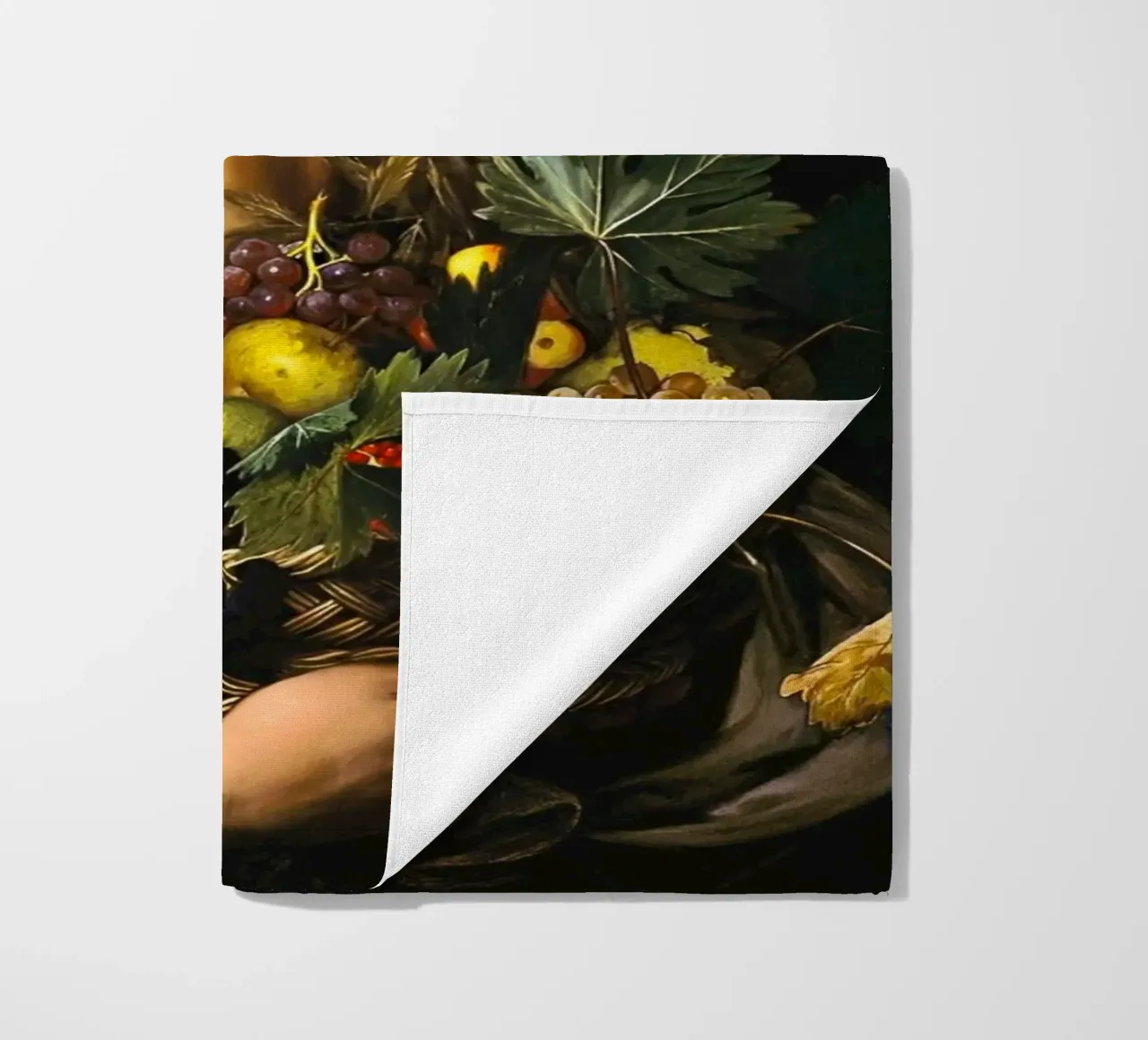 Caravaggio - Ragazzo con canestro di frutta, 1593 telo mare da William Store