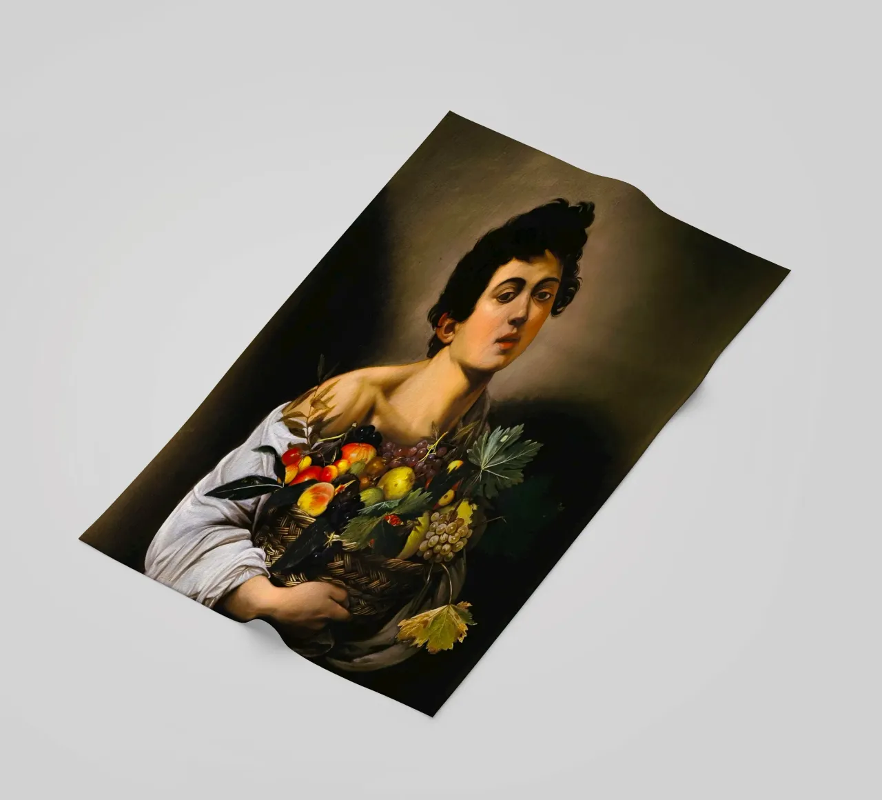 Caravaggio - Ragazzo con canestro di frutta, 1593 telo mare da William Store