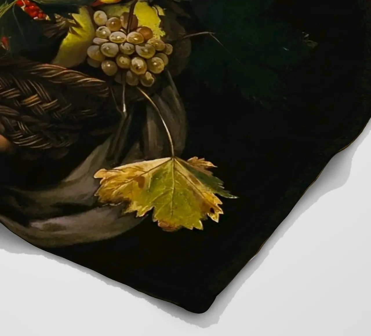 Caravaggio - Ragazzo con canestro di frutta, 1593 coperta in pile da William Store