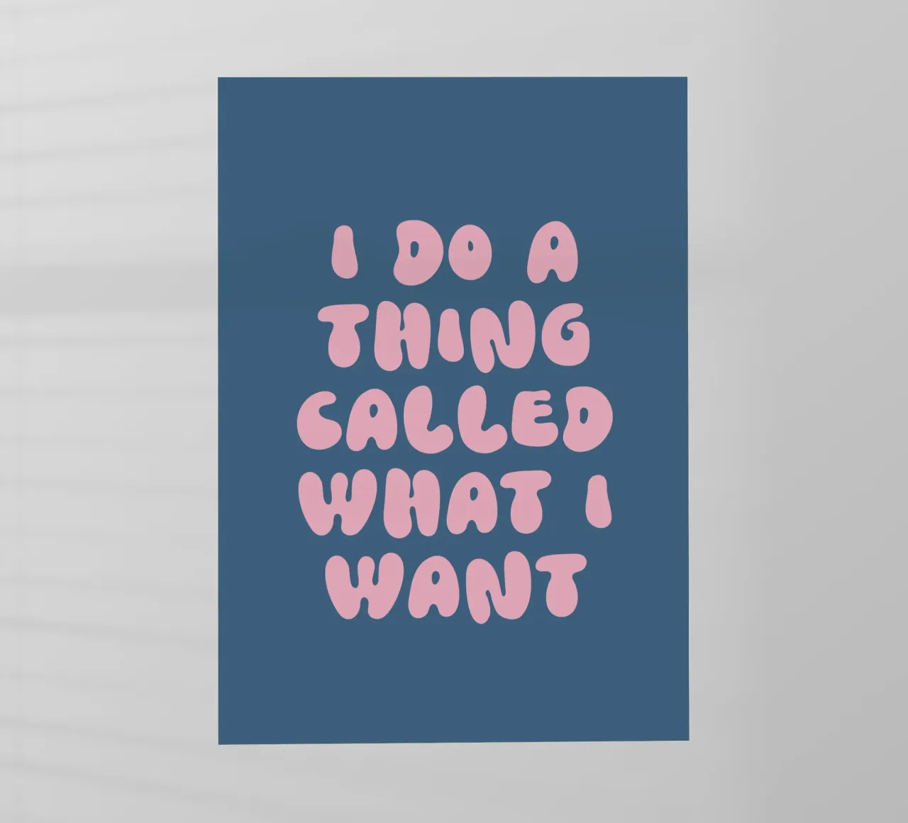 I do a thing called what I want pellicola backlit da PinkCandyWalls