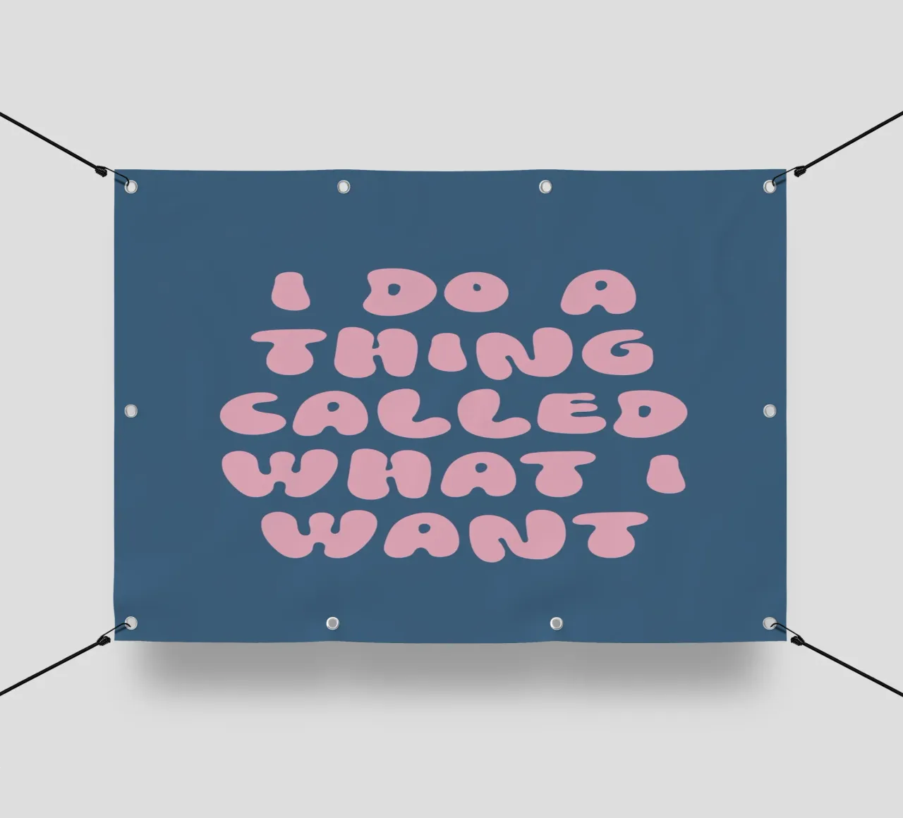 I do a thing called what I want telo in pvc da PinkCandyWalls