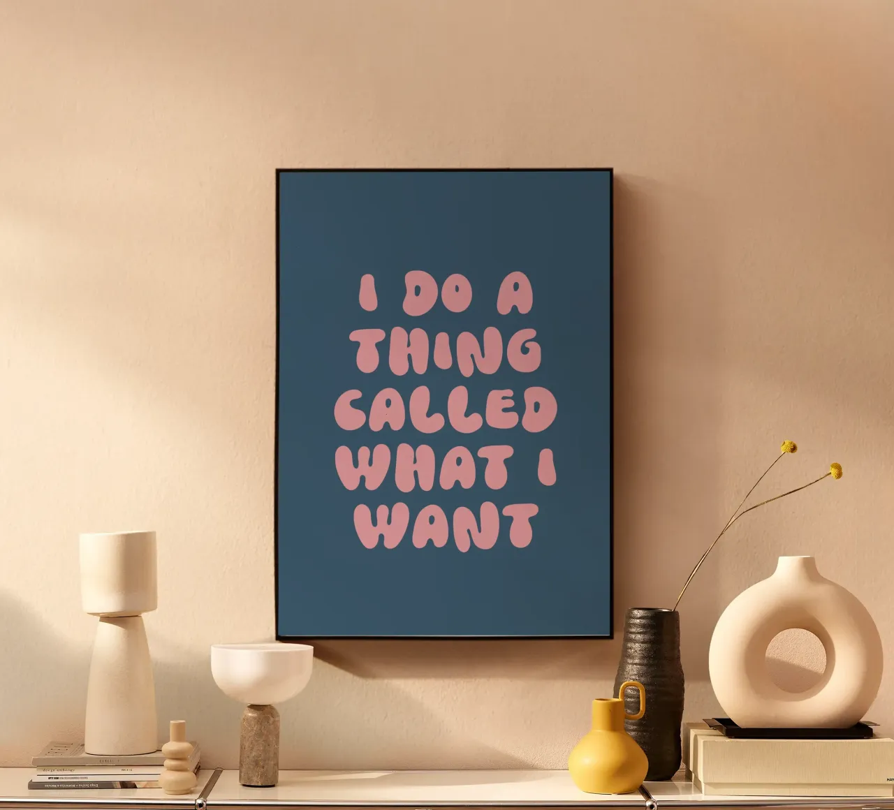 I do a thing called what I want alluminio dibond da PinkCandyWalls