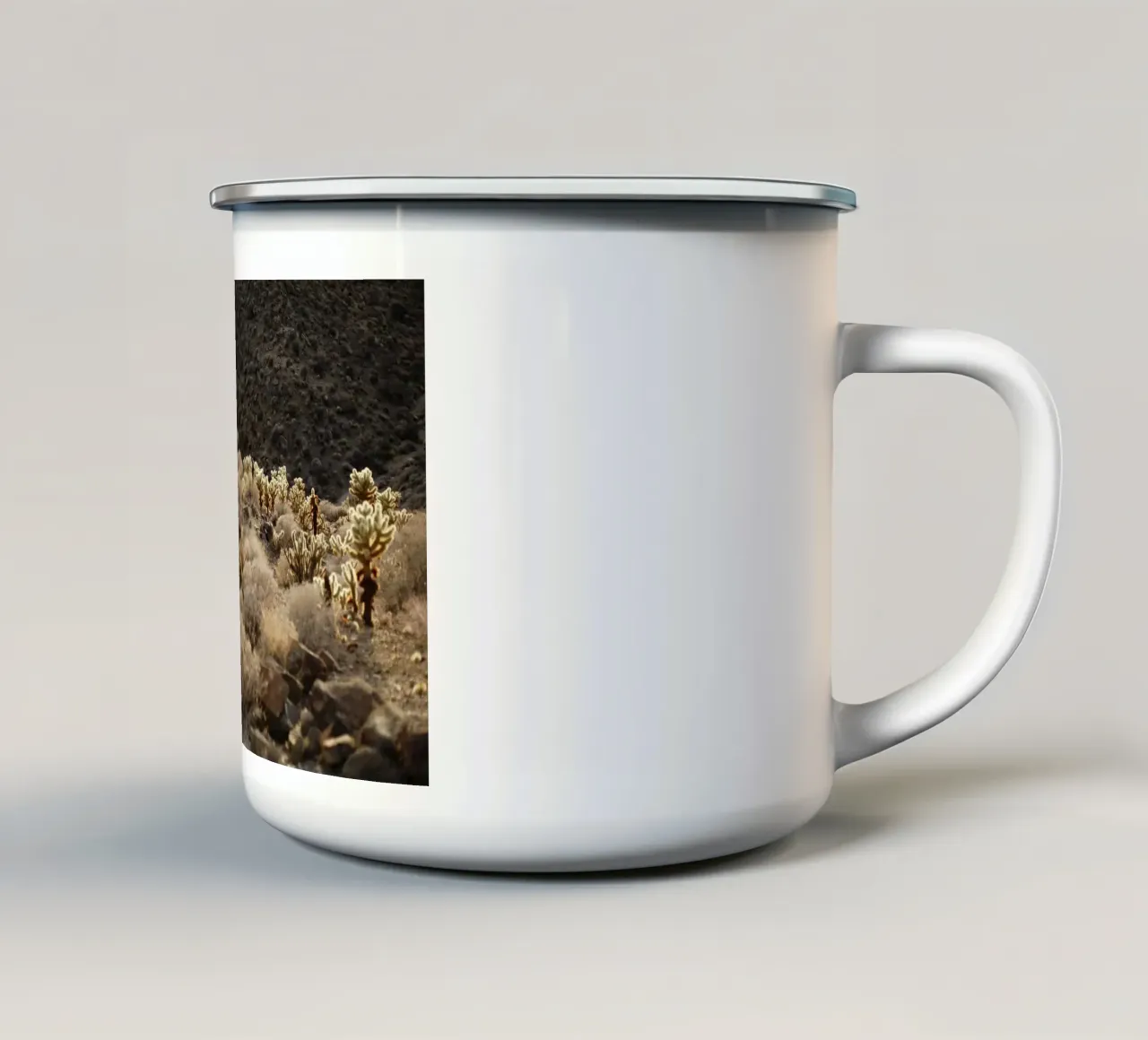 Cactus, USA tazza in smalto da Simon Koy
