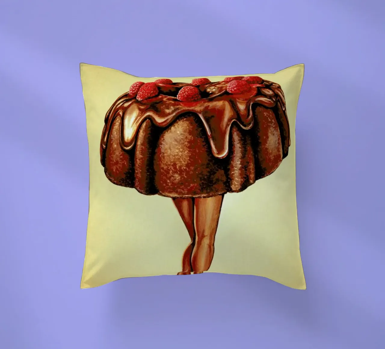 Hot Cakes II decorative cushion by Kelly Gilleran