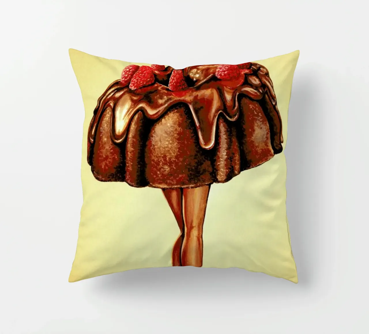 Hot Cakes II decorative cushion by Kelly Gilleran
