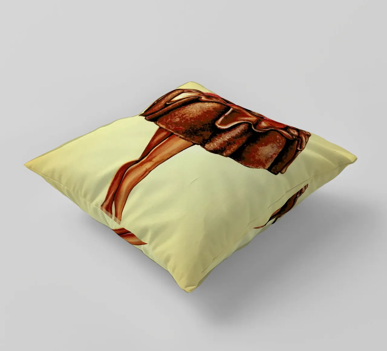 Hot Cakes II decorative cushion by Kelly Gilleran