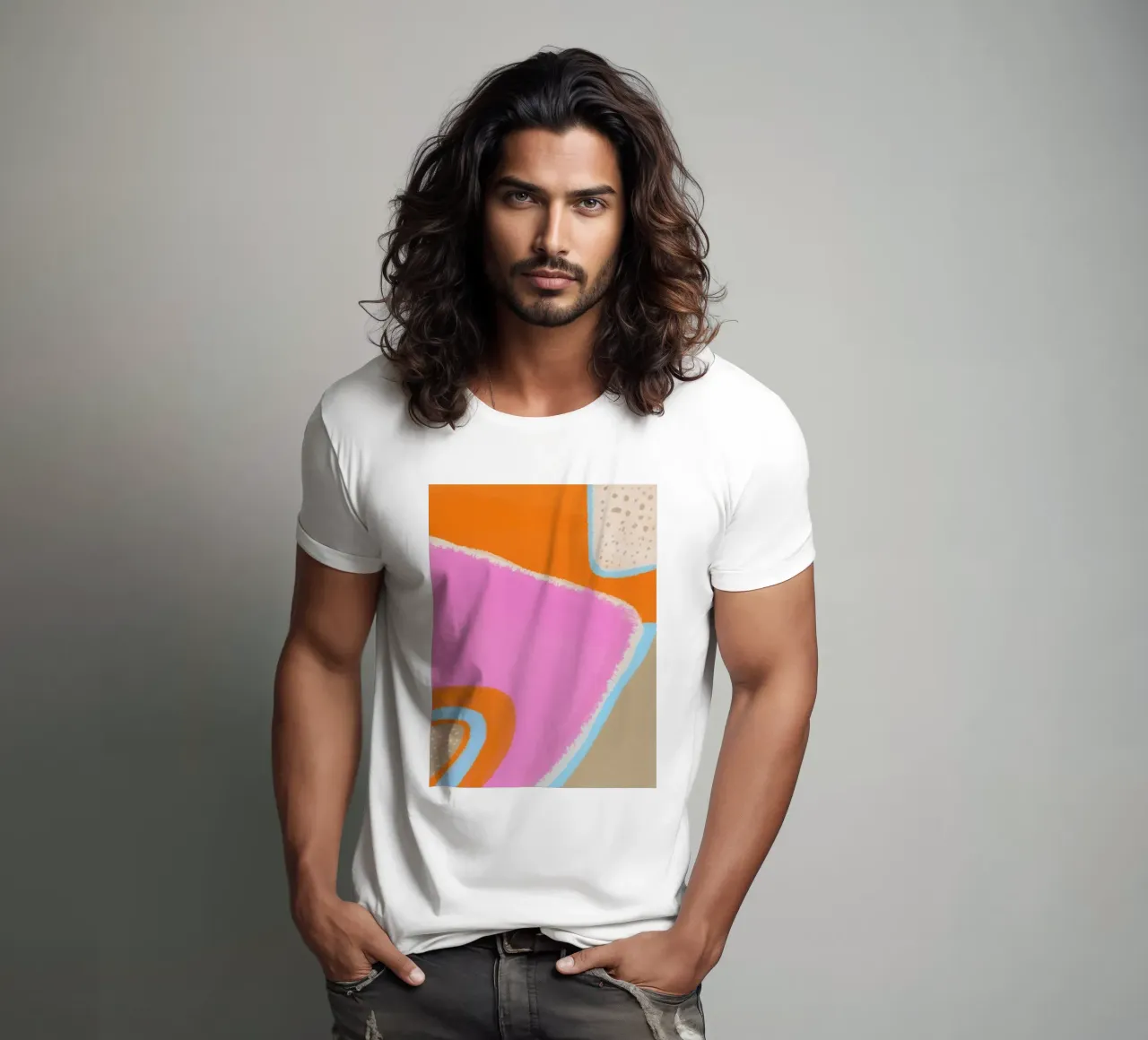 Un'atmosfera estiva e colorata t-shirt da Carinaprint