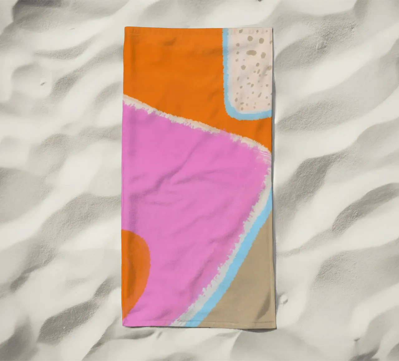 Un'atmosfera estiva e colorata telo mare da Carinaprint