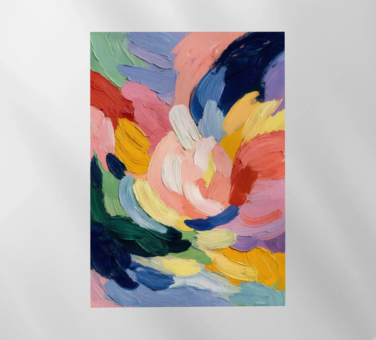 Composizione floreale astratta in stile Matisse pellicola backlit da Nikis Art Studio