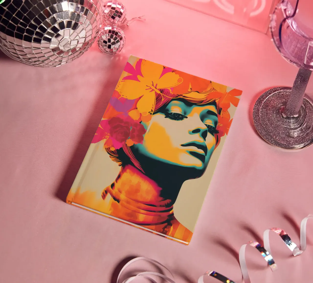 Butterflies in the head | Pop Art Queen notebook by Autofocus