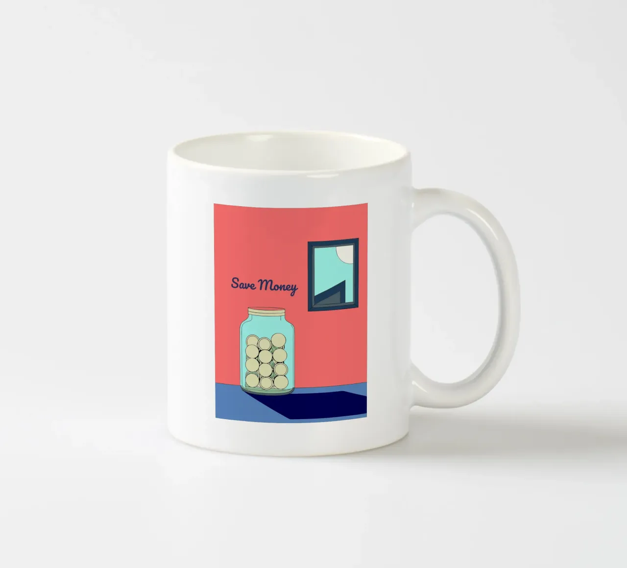 Risparmiare denaro tazza in ceramica da OUR SHOP